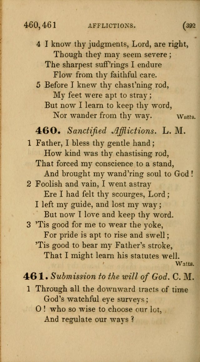 Hymns for Social Worship: selected from Watts, Doddridge, Newton, Cowper, Steele and others page 392