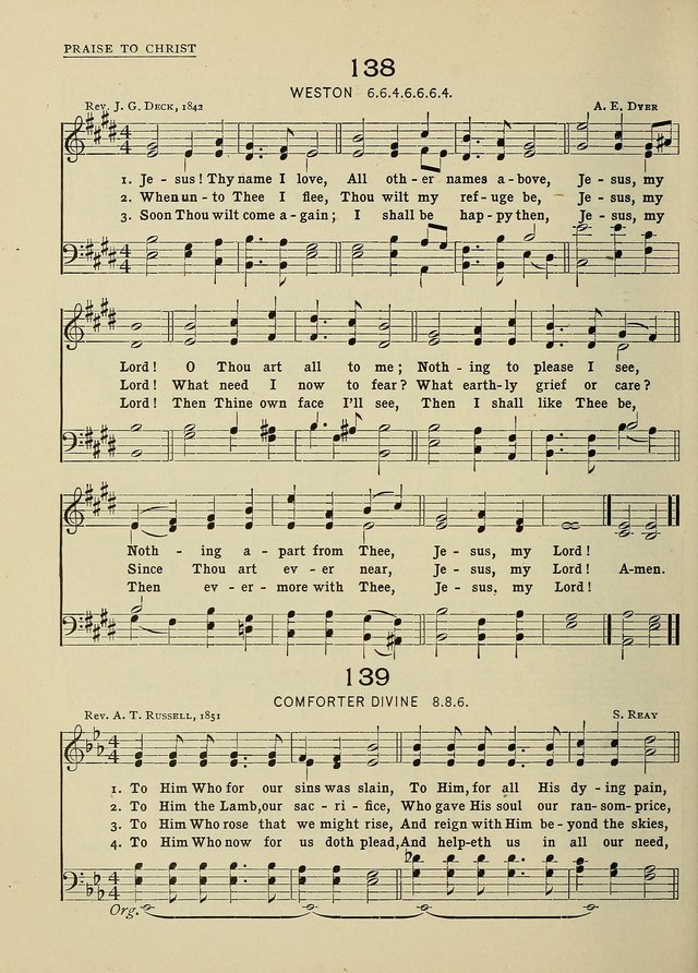 Hymns and Tunes for Schools page 138