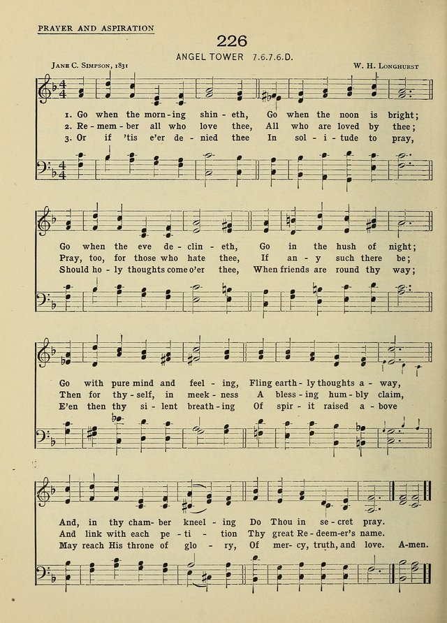 Hymns and Tunes for Schools page 222