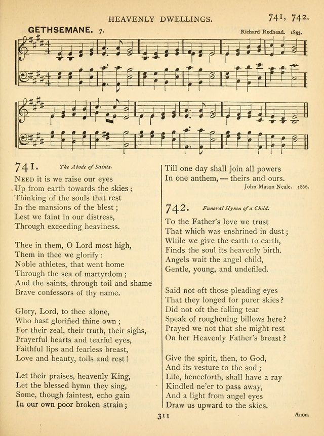 Hymn and Tune Book for the Church and the Home. (Rev. ed.) page 316