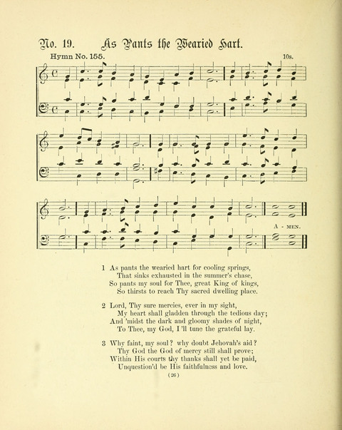 Hymn Tunes: being further contributions to the hymnody of the church page 26