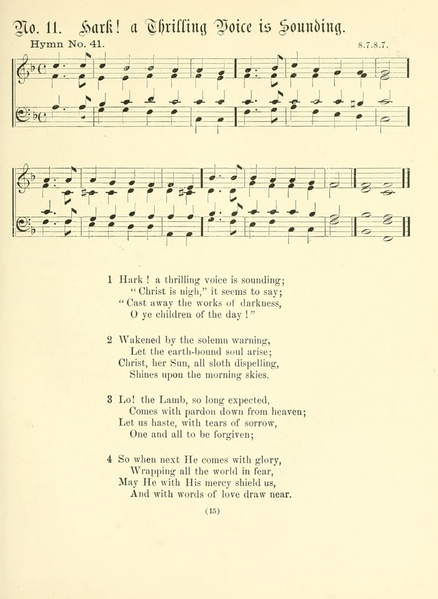 Hymn Tunes: being further contributions to the hymnody of the church page 15