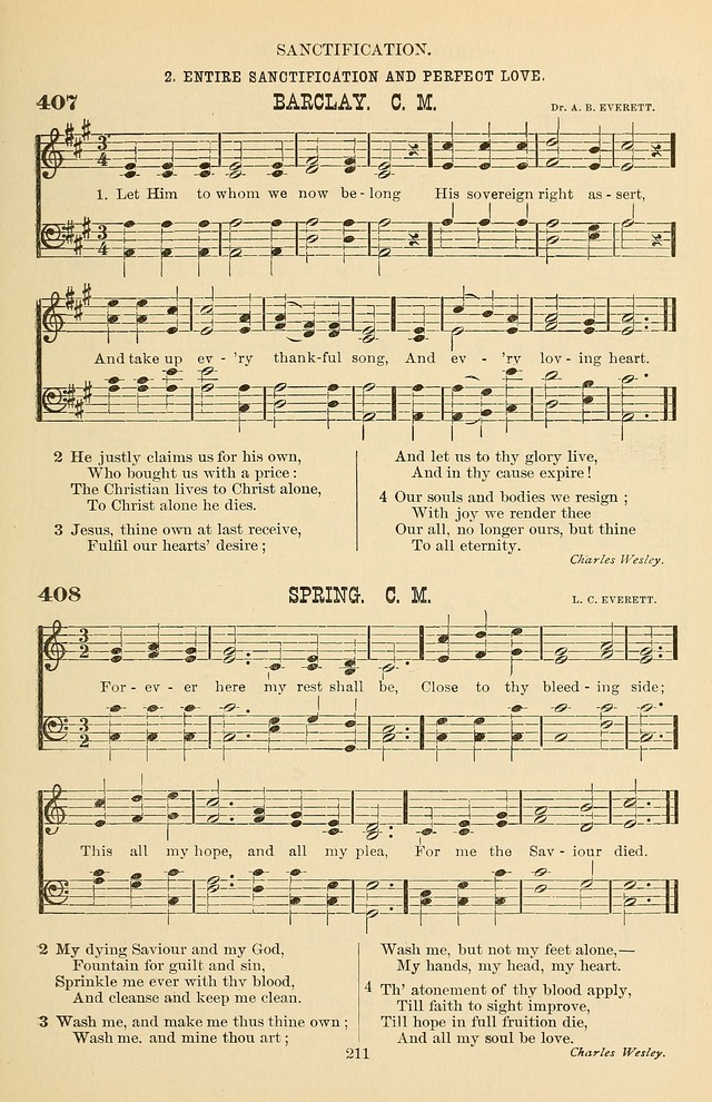 Hymn and Tune Book of the Methodist Episcopal Church, South (Round Note Ed.) page 211