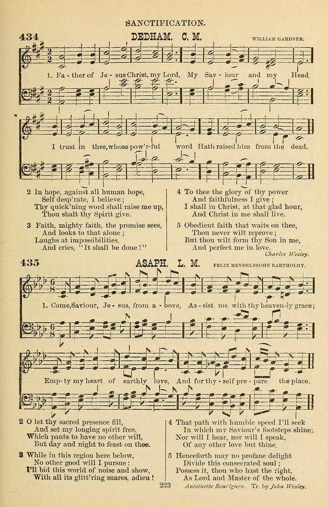 Hymn and Tune Book of the Methodist Episcopal Church, South (Round Note Ed.) page 223
