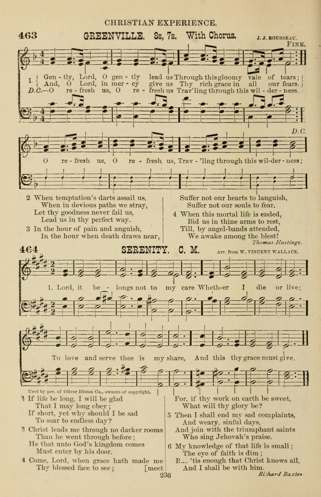 Hymn and Tune Book of the Methodist Episcopal Church, South (Round Note Ed.) page 236