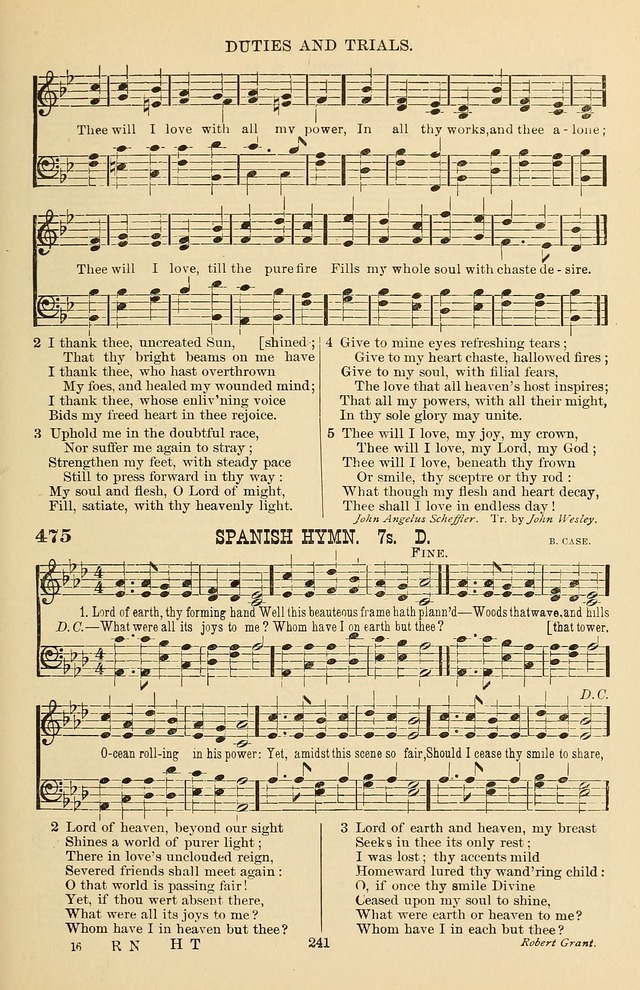 Hymn and Tune Book of the Methodist Episcopal Church, South (Round Note Ed.) page 241