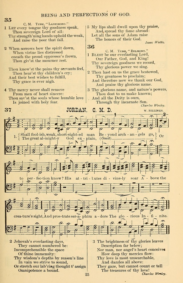 Hymn and Tune Book of the Methodist Episcopal Church, South (Round Note Ed.) page 25