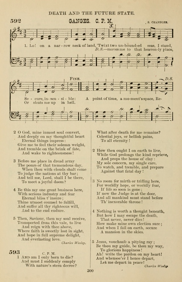 Hymn and Tune Book of the Methodist Episcopal Church, South (Round Note Ed.) page 300
