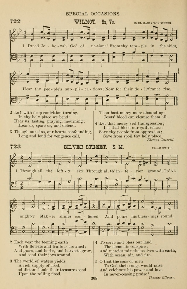 Hymn and Tune Book of the Methodist Episcopal Church, South (Round Note Ed.) page 368