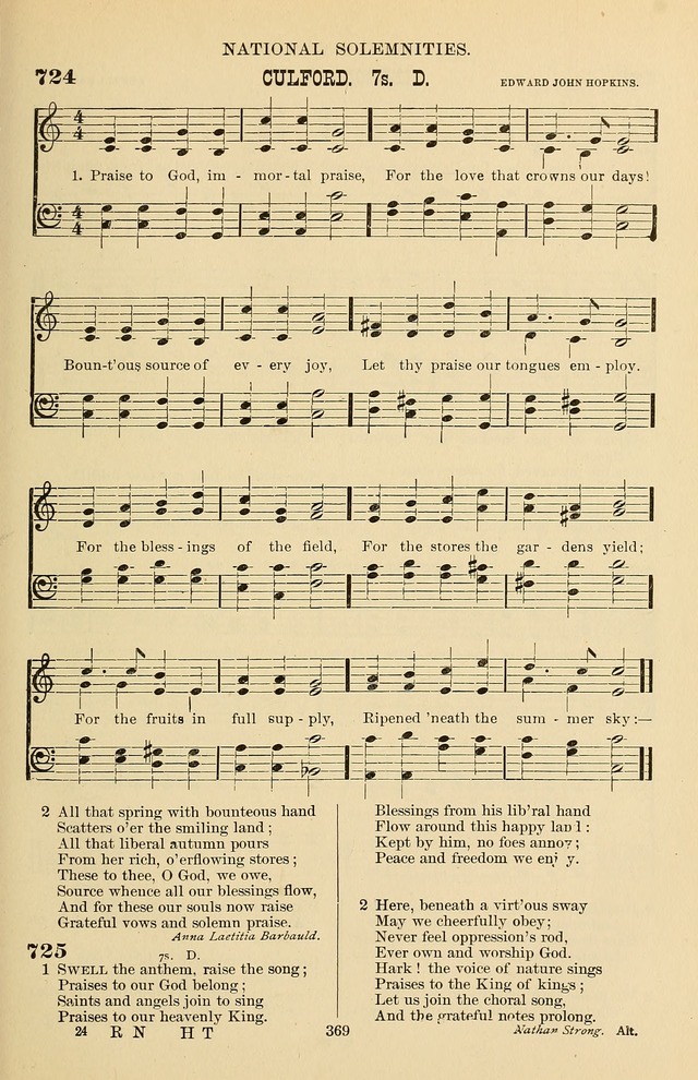 Hymn and Tune Book of the Methodist Episcopal Church, South (Round Note Ed.) page 369