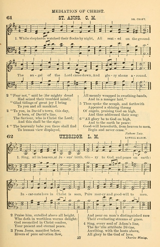 Hymn and Tune Book of the Methodist Episcopal Church, South (Round Note Ed.) page 37