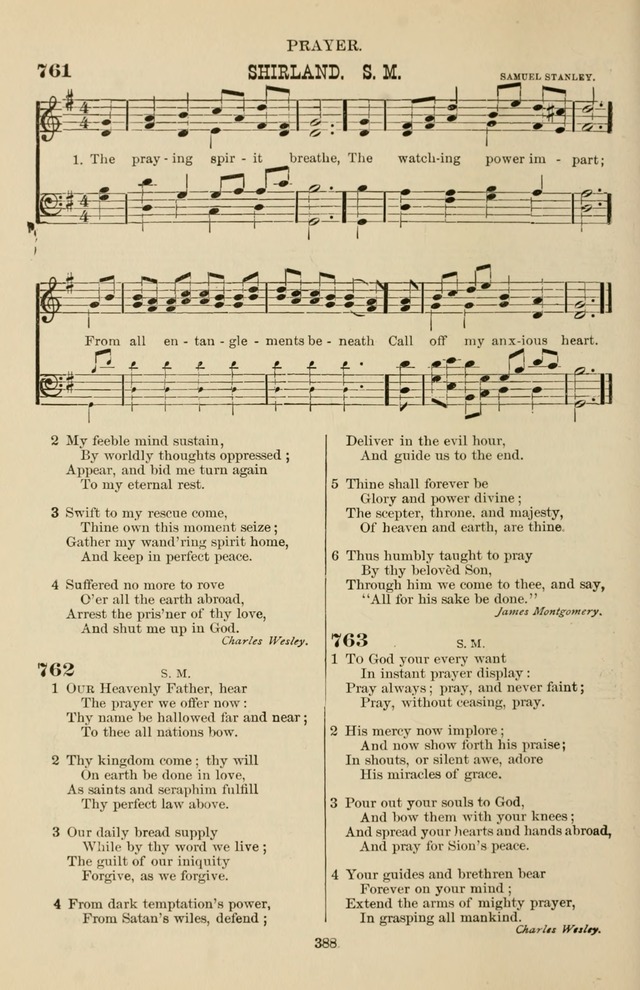 Hymn and Tune Book of the Methodist Episcopal Church, South (Round Note Ed.) page 388