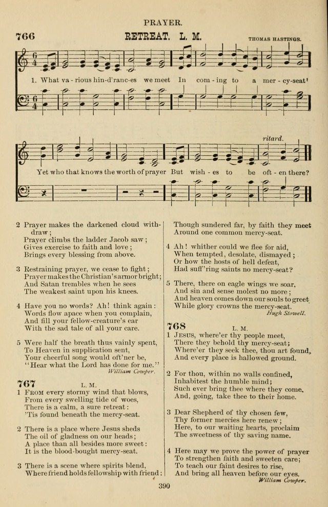 Hymn and Tune Book of the Methodist Episcopal Church, South (Round Note Ed.) page 390