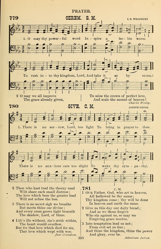 Hymn and Tune Book of the Methodist Episcopal Church, South (Round Note Ed.) page 395