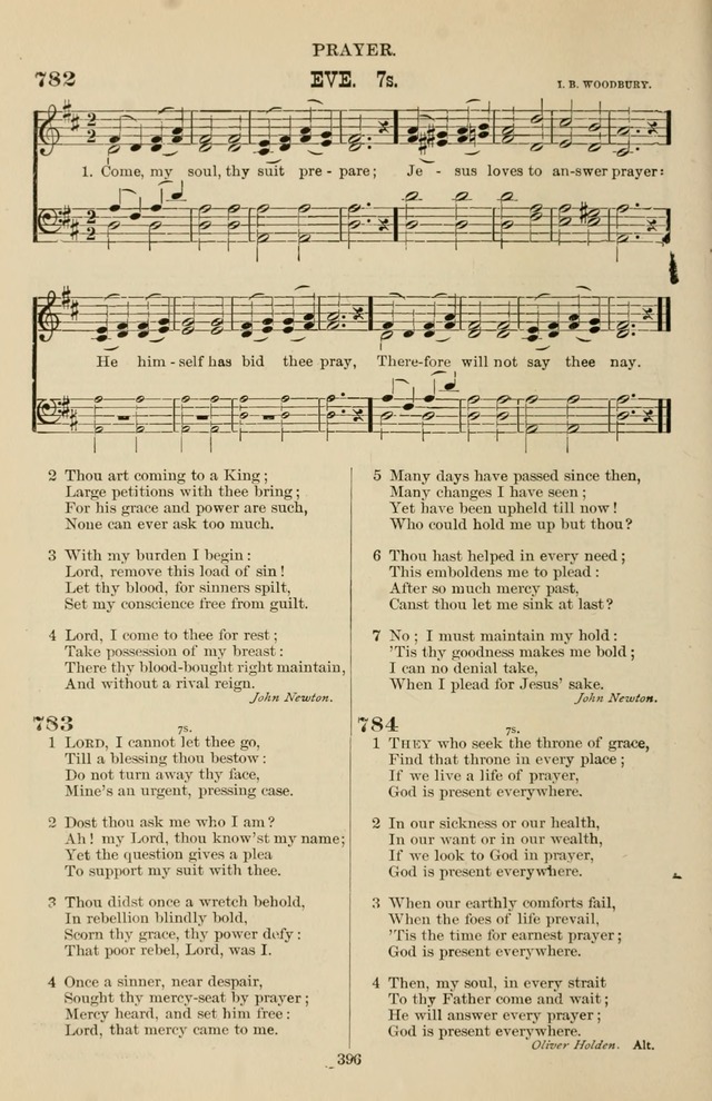 Hymn and Tune Book of the Methodist Episcopal Church, South (Round Note Ed.) page 396