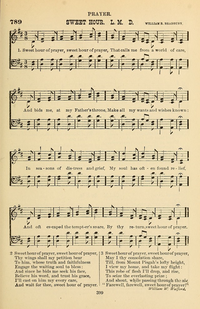 Hymn and Tune Book of the Methodist Episcopal Church, South (Round Note Ed.) page 399