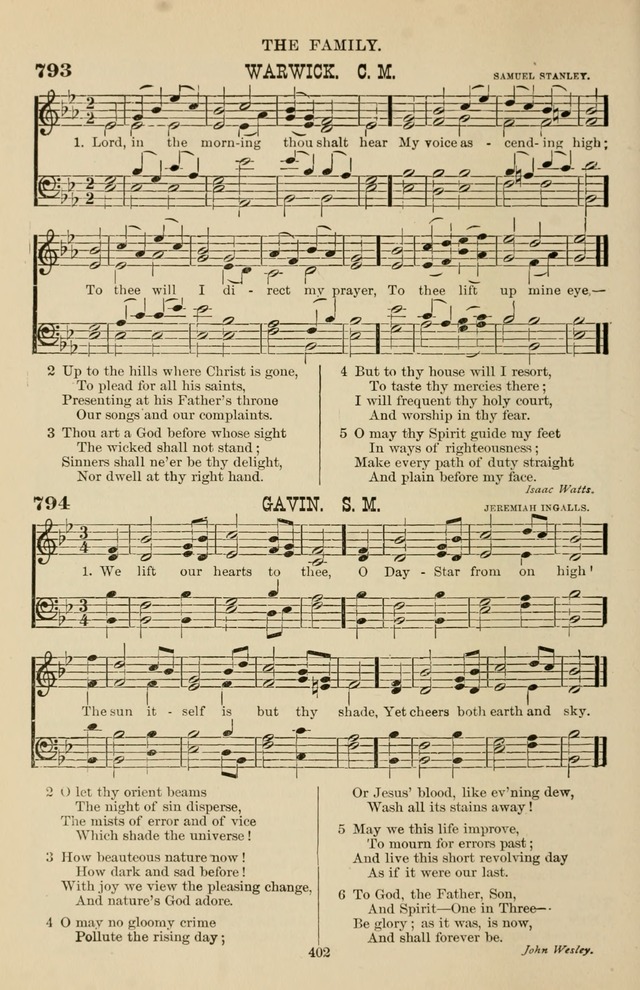 Hymn and Tune Book of the Methodist Episcopal Church, South (Round Note Ed.) page 402