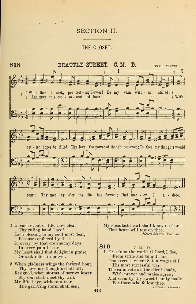 Hymn and Tune Book of the Methodist Episcopal Church, South (Round Note Ed.) page 413