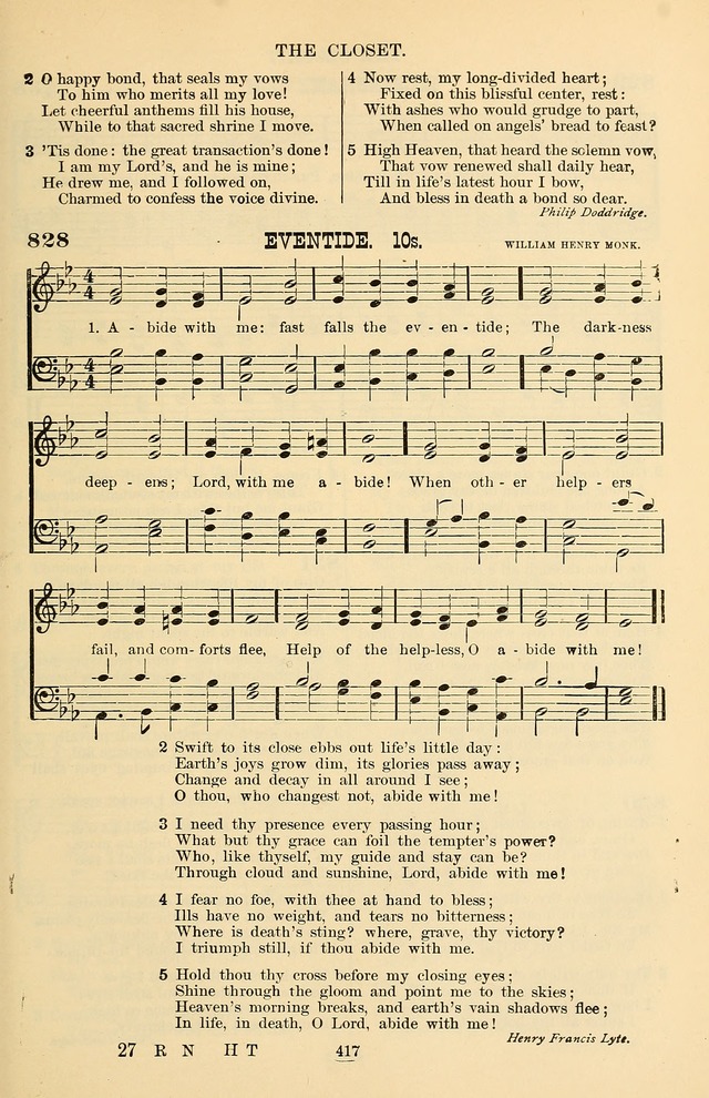 Hymn and Tune Book of the Methodist Episcopal Church, South (Round Note Ed.) page 417