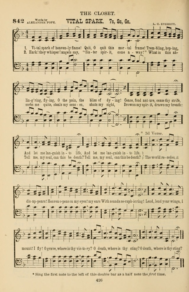 Hymn and Tune Book of the Methodist Episcopal Church, South (Round Note Ed.) page 426