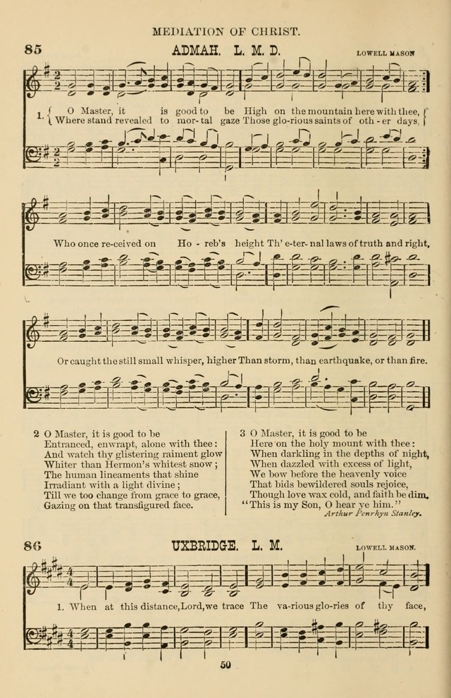 Hymn and Tune Book of the Methodist Episcopal Church, South (Round Note Ed.) page 50