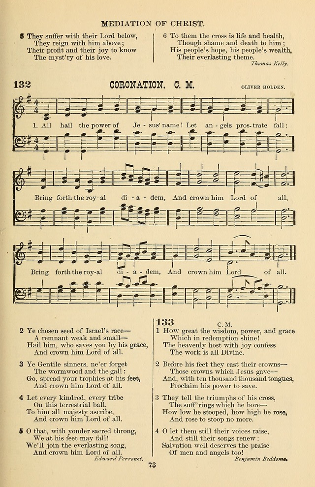 Hymn and Tune Book of the Methodist Episcopal Church, South (Round Note Ed.) page 73