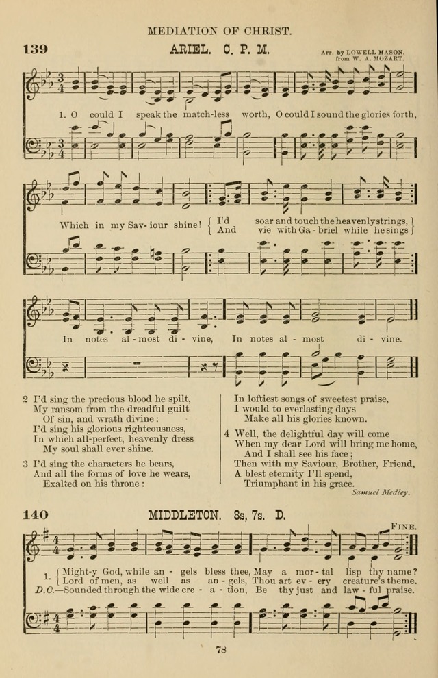 Hymn and Tune Book of the Methodist Episcopal Church, South (Round Note Ed.) page 78