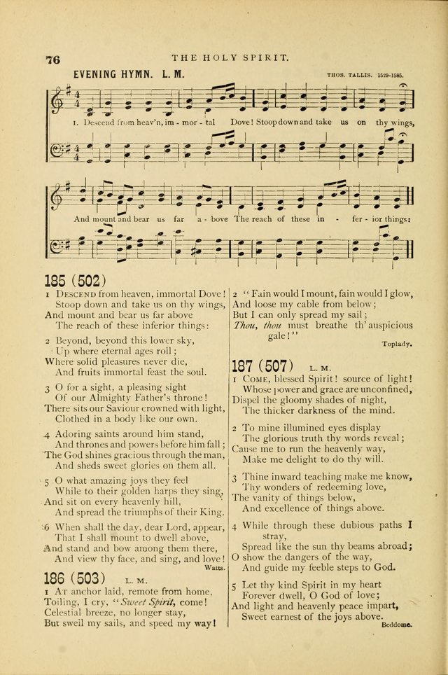 Hymn and Tune Book for Use in Old School or Primitive Baptist Churches page 76