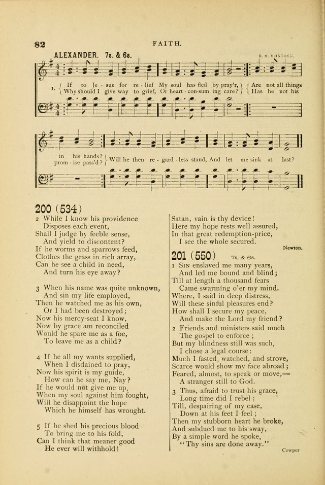 Hymn and Tune Book for Use in Old School or Primitive Baptist Churches page 82