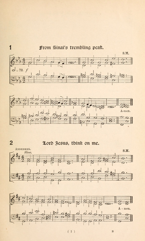 Hymn Tunes page 1
