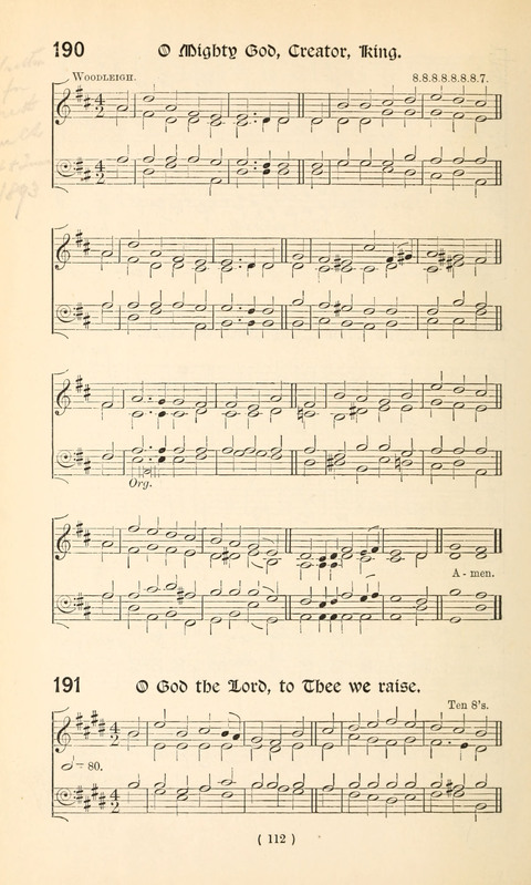 Hymn Tunes page 112