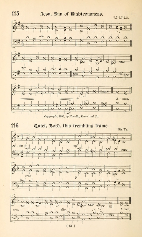 Hymn Tunes page 64