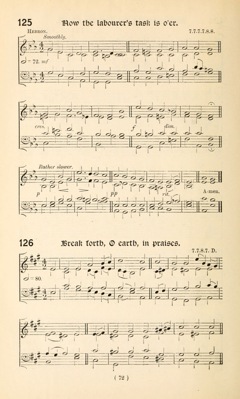 Hymn Tunes page 72