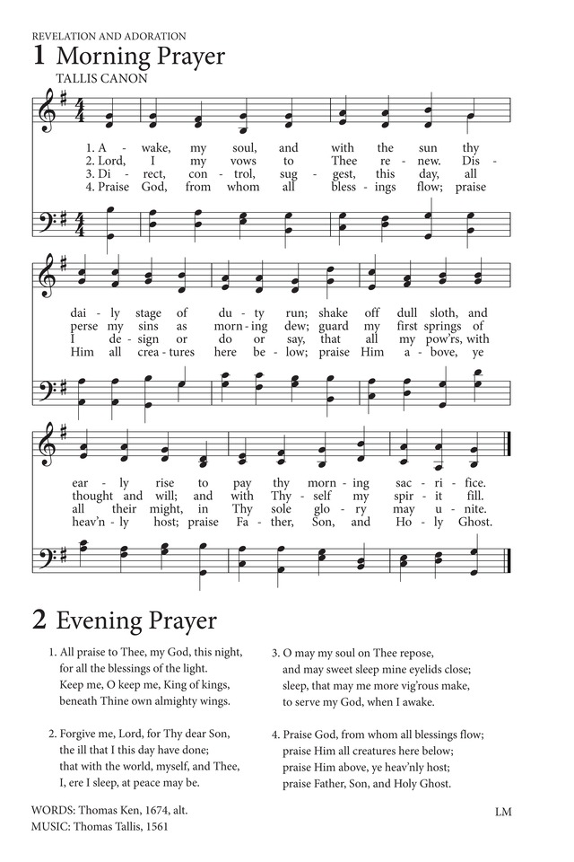 Hymns to the Living God page 1