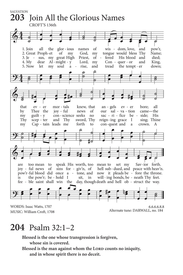 Hymns to the Living God page 165