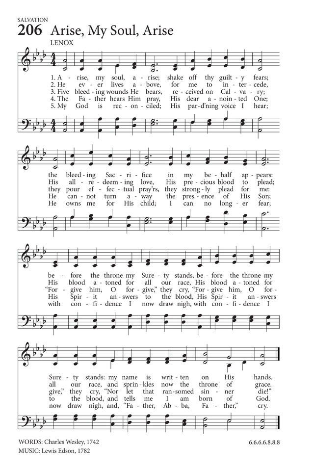 Hymns to the Living God page 167
