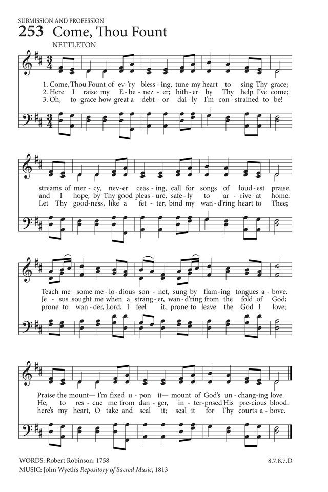 Hymns to the Living God page 203