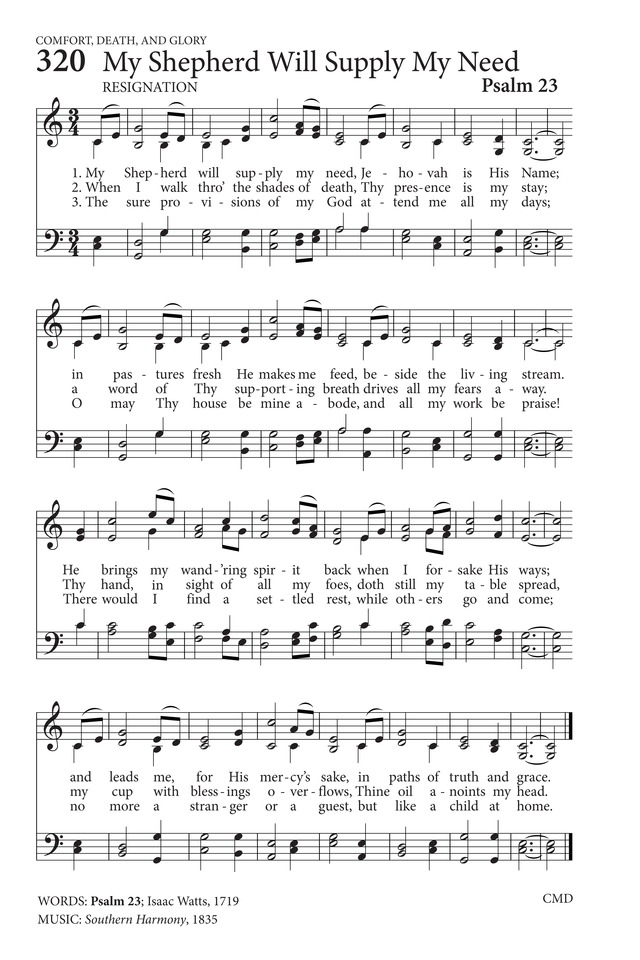 Hymns to the Living God page 255