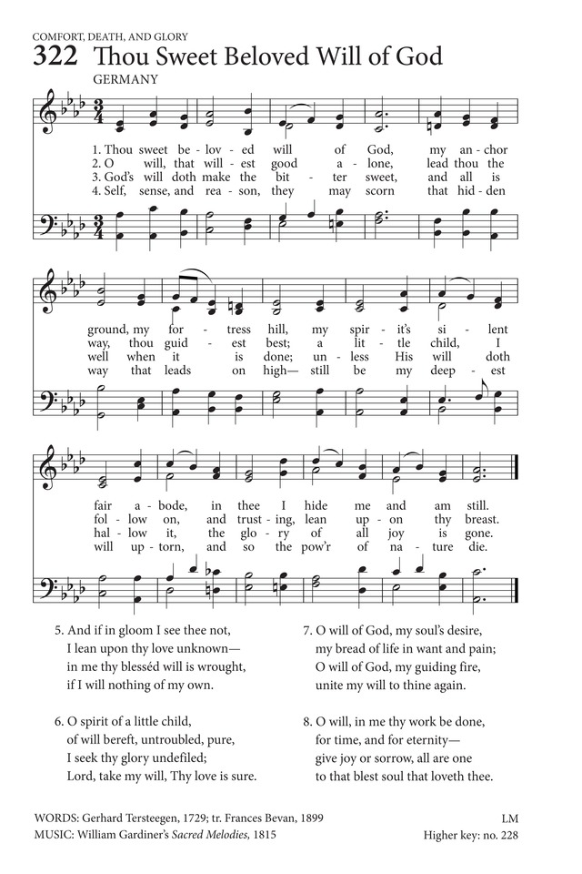 Hymns to the Living God page 257