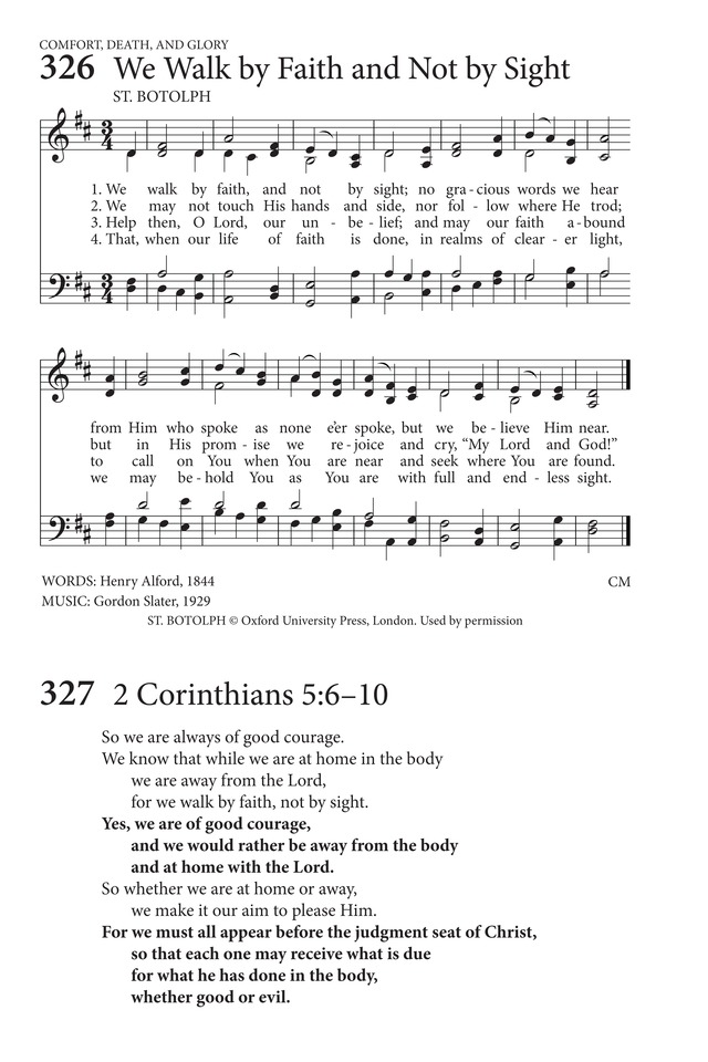 Hymns to the Living God page 261