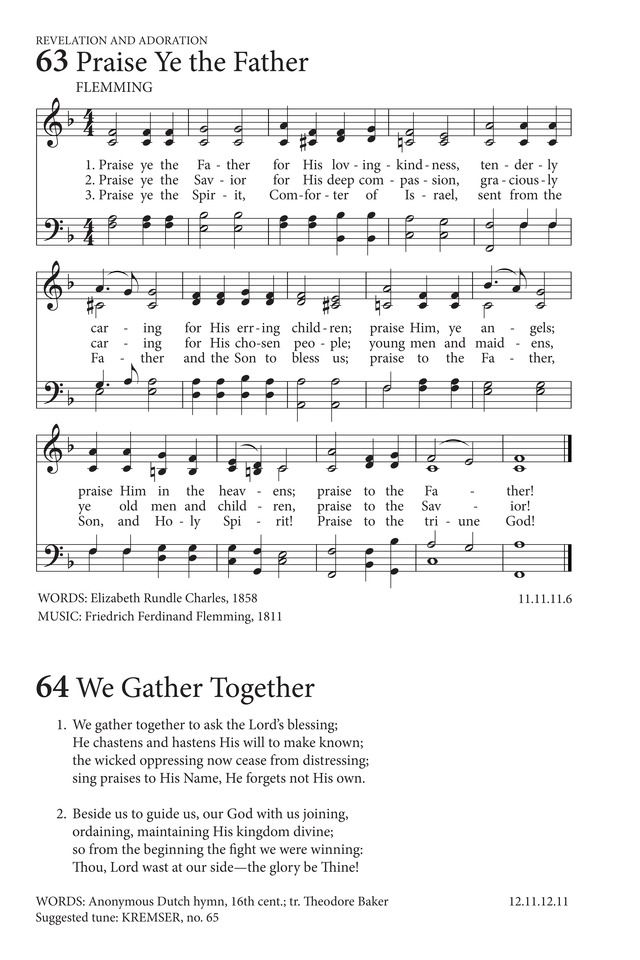 Hymns to the Living God page 49
