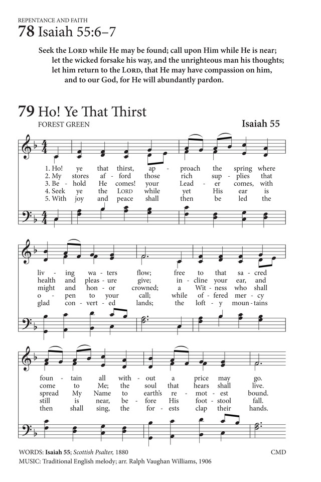 Hymns to the Living God page 61
