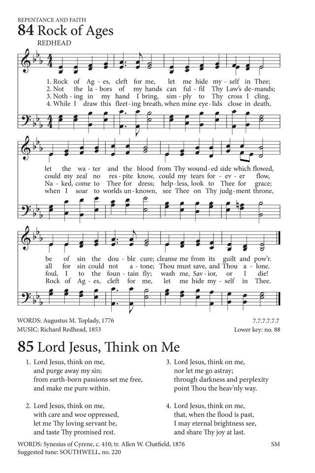 Hymns to the Living God page 65