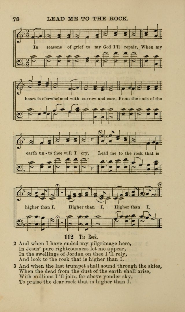 Hymns and Tunes for Prayer and Social Meetings page 78