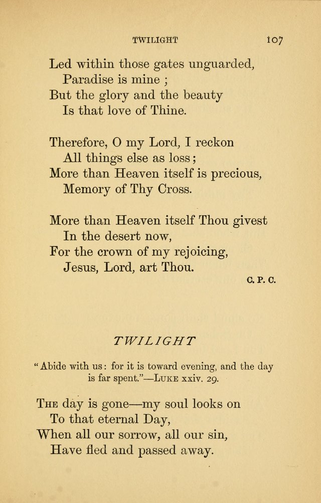 Hymns of Ter Steegen and Others (Second Series) page 107