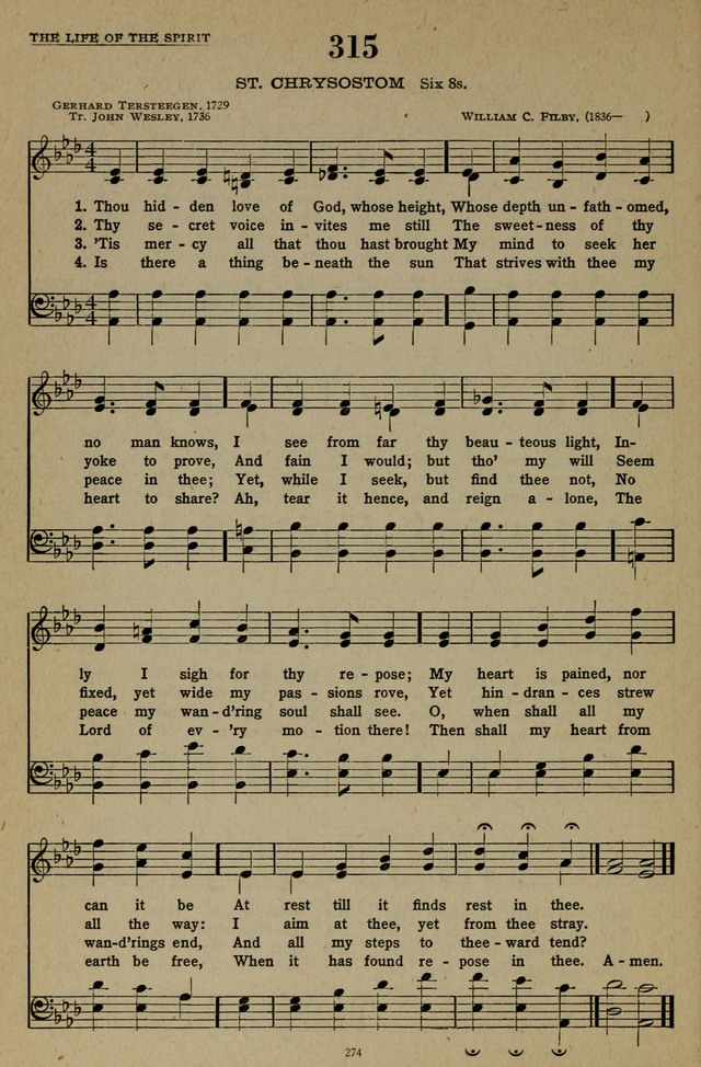 Hymns of the United Church page 274