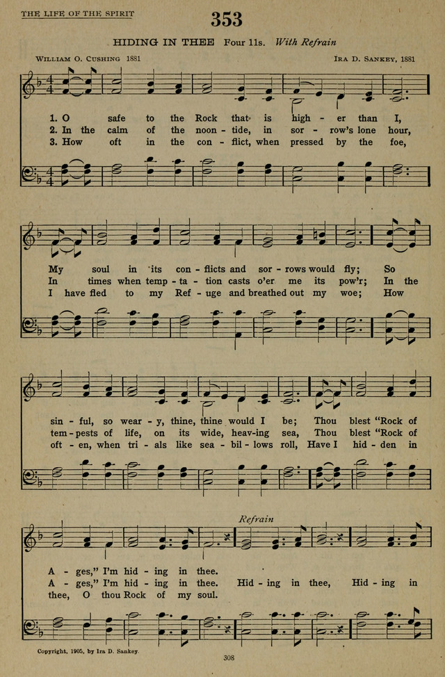 Hymns of the United Church page 308