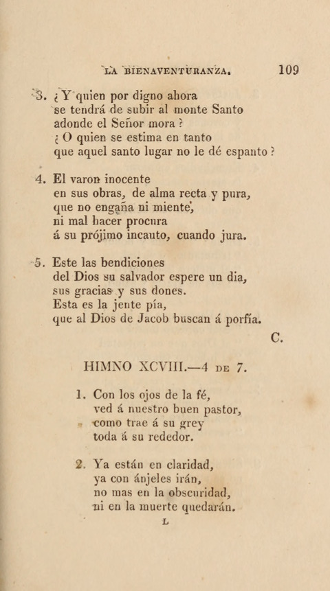 Himnos para el Uso de las Congregaciones Españolas de la Iglesia Protestante Metodista page 117