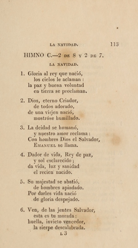 Himnos para el Uso de las Congregaciones Españolas de la Iglesia Protestante Metodista page 121