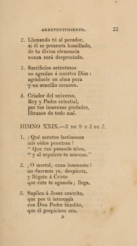 Himnos para el Uso de las Congregaciones Españolas de la Iglesia Protestante Metodista page 33